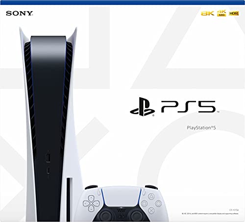 Image of Playstation 5 Disc Version PS5 Console - Additional Controller, 4K-TV Gaming, 16GB GDDR6 RAM, 8K Output, WiFi 6. Ultra-High Speed 825GB SSD with U Deal HDMI (Renewed)