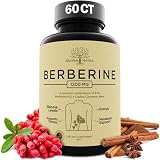 Garden of Herbz Berberine Supplement, Berberine 1200 Mg – Berberine HCL & Ceylon Cinnamon for Women & Men – Berberine Capsules Supports Healthy Immune System & Weight Management
