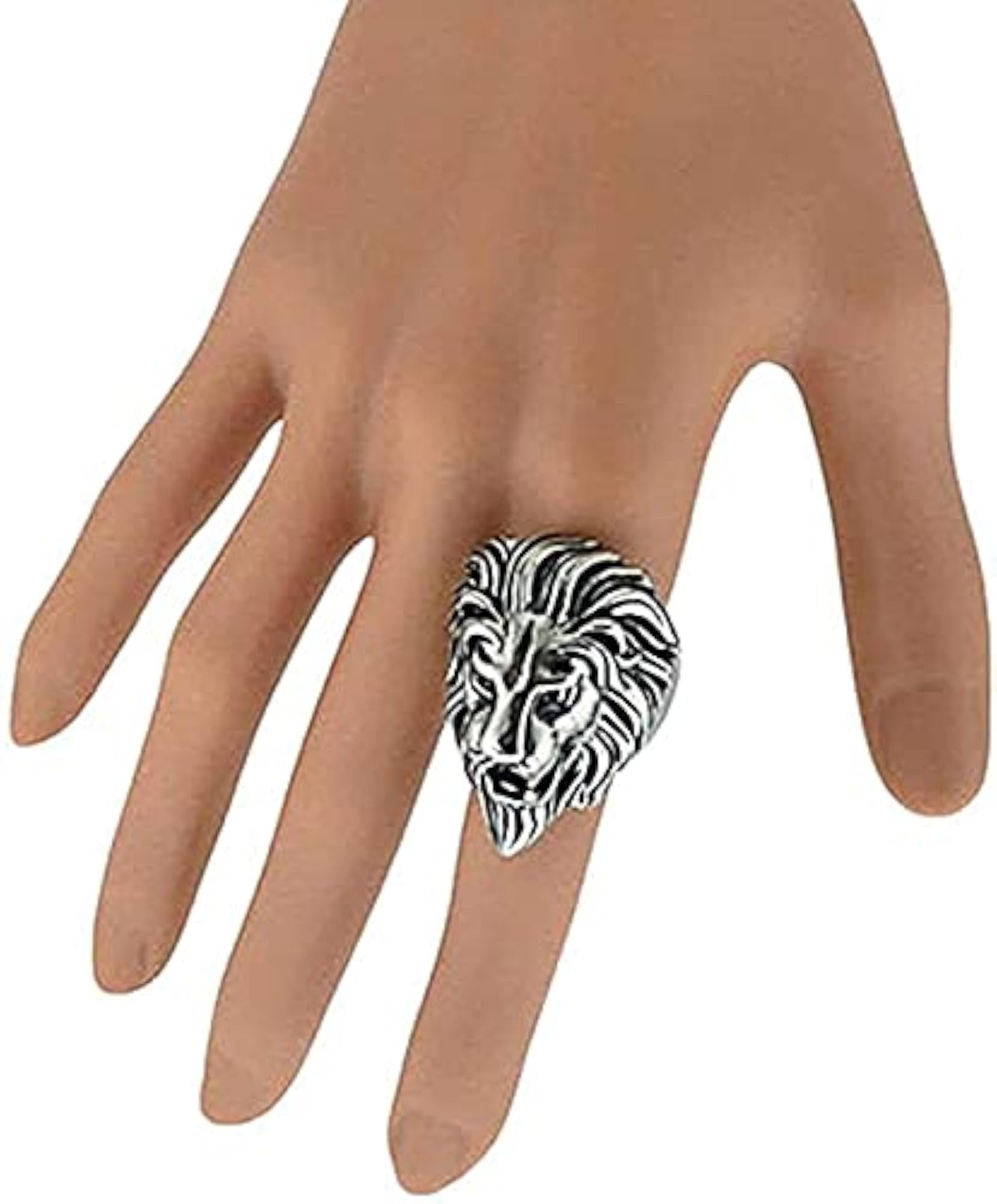 Men's Lion Titanium Stainless Steel Design Ring