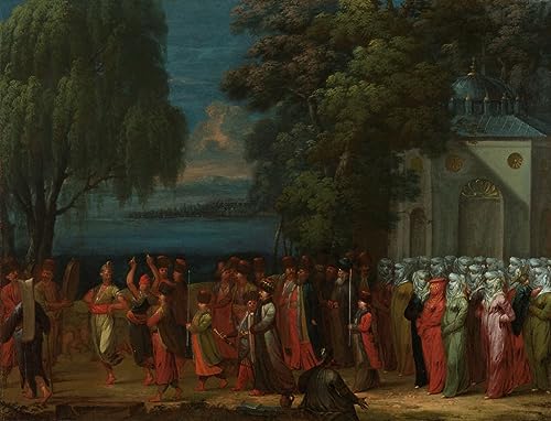 Tableaux Graffiti Art Mural Jean Baptiste Vanmour Mariage Arménien 60x90cm