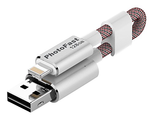 Preisvergleich Produktbild PhotoFast MCG3U3R128GB Memories Kabel 3G Ladekabel, 18 cm Silber