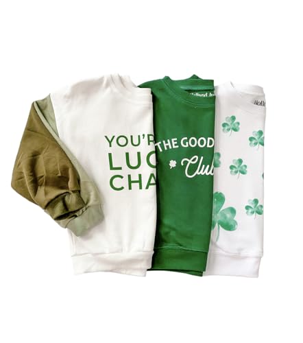 Holland Ave Lucky Charm | Toddler Kids St. Patricks Day Outfit | Boy St. Patricks Day Sweatshirt3