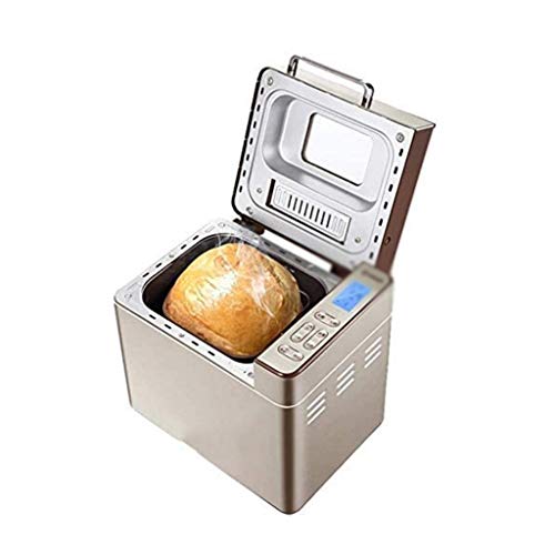 SMEJS Brotbackautomaten, Edelstahl-automatischer Multifunktionshaushalt Brot-Hersteller, Power off Memory-Funktion…