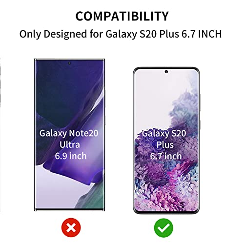 Zgxhga for Samsung Galaxy S20 Plus Screen Replacement,Replacement Screen for Galaxy S20 Plus Series 6.7 inch,Glass Replacement Kit with Repair Tools,Waterproof Adhesive(NO OLED & Touch Digitizer)