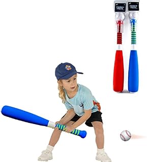 xwin sportseries Kids 55CM Baseball Bat and Ball Foam Baseball Bat Set for kids and Toddlers, Safe Play Outdoor Training, Lightweight, Soft Grip, Random Colour