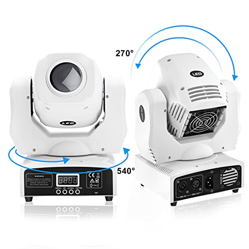 U`king 100W Led Moving Head Light Stage Lighting Dj Lights 8 Gobos Beam Wash Light By Dmx And Sound Activated Control Professional 9/11 Channels For Church Wedding Disco Party Nightclub Live Show #TOP4