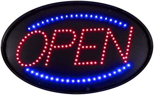 CHOSEN Big Open & Closed LED Neon Animated Business Shop/Restaurant/Store Sign