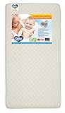 Delta Children Twinkle Stars Supreme 2-Stage Premium Innerspring Crib and Toddler Mattress - Waterproof - GREENGUARD Gold Certified (Natural/Non-Toxic) - Trusted 50 Year Warranty - Made in USA