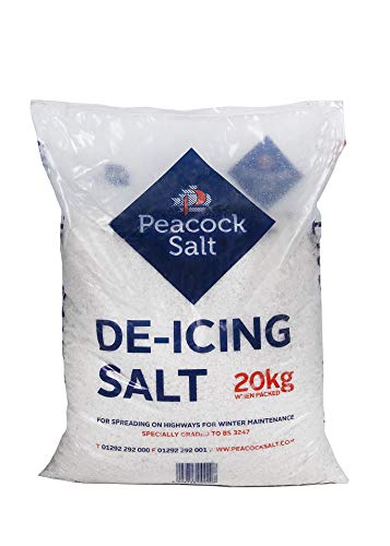Peacock 20KG White De-Icing Rock Salt