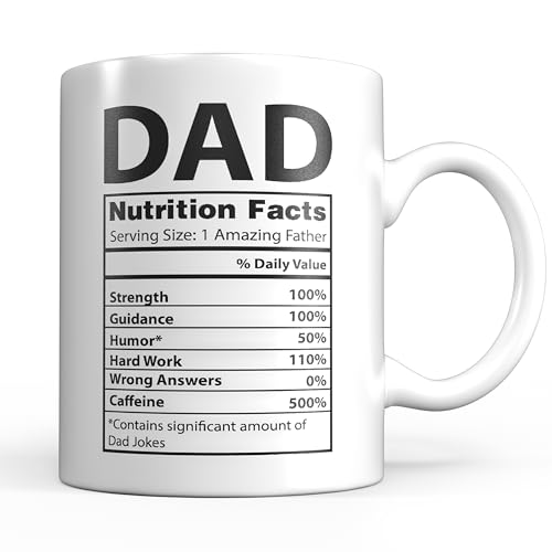 Light Autumn Funny Gifts for Dad - 11 oz Ceramic Dad Coffee...