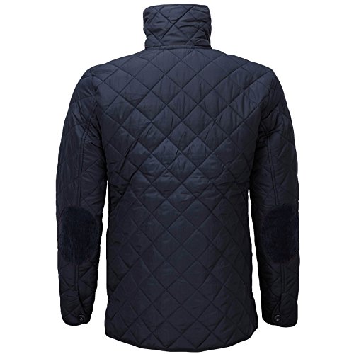 James Darby Mens Diamond Quilted Jacket - Navy - XL