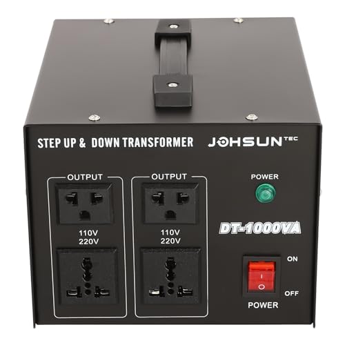 Transformador de 1000 W de 220 V a 110 V para disfrutar de sus electrodomésticos importados