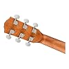 Fender FA-15 3/4 Scale Steel String Acoustic Guitar, Black, with Gig Bag