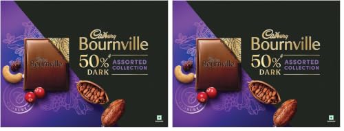 Image of Cadbury Bournville Dark Chocolate Assorted Collection Gift Pack,228 Grams (Pack of 2)