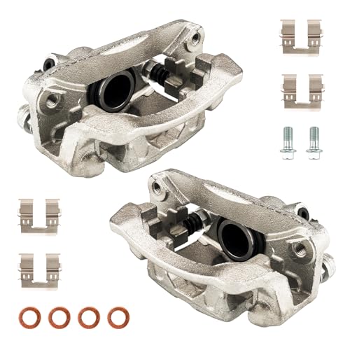 Image of PHILTOP Rear Brake Caliper 19-B3425, 19-B3424 Compatible with 2009-2013 Subaru Forester, 2008-2014 Subaru Impreza, 2015-2021 Subaru WRX