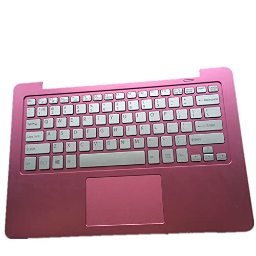 Clavier Sony SVF11 avec coque C rouge et pavé tactile disposition US