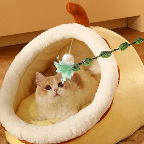 Bâton de chat en plumes vertes résistant aux morsures contre l'ennui - 3
