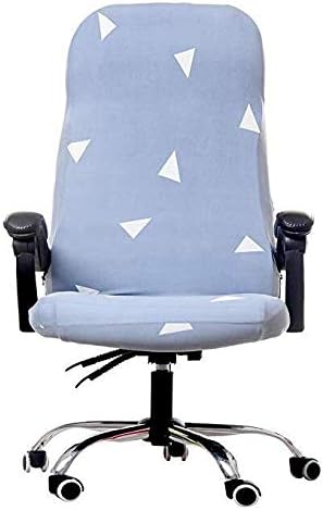 Spandex Chair Cover for Office Chair, Stretch Rotating Chair Cover for Armchair, Soft Chair Cover(F)