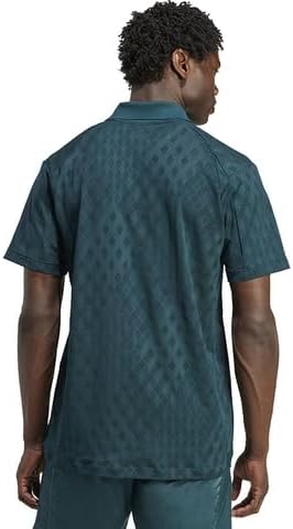 adidas Pro Men’s Tennis Polo – Green Aurora Ivy | Lightweight Breathable Performance Polo