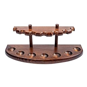 Dr Watson – Wooden Tobacco Pipe Stand, For 7 Tobacco Pipes, Handmade from Solid Wood