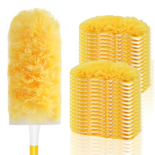 Image of SetSail 25 Count Duster Refills Compatible with Swiffer Dusters,Orange