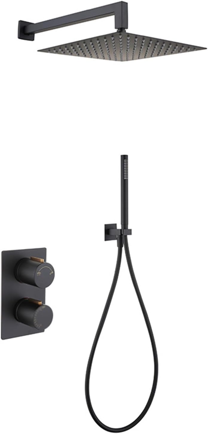 Flush Mounted Mixer Tap Shower Wall Mounted Hot and Cold 2 Function