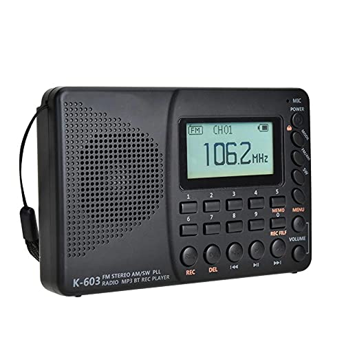 Draagbare AM FM-Radio Digitale Kortegolfradio Mini Digitale Radio Met Bluetooth Speel Mp3 En Antenne Ingebouwde Luidsprekerondersteuning TF-Kaart Voor Keuken Woonkamer - Image 4