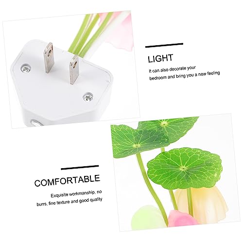 Ipetboom 3pcs Lámparas de Mesa de Noche Hongo LED miniatura 3