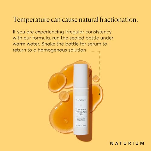 Naturium Tranexamic Topical Acid 5%, Face & Skin Care, with Kojic Acid, Niacinamide & Licorice Root, 1 oz