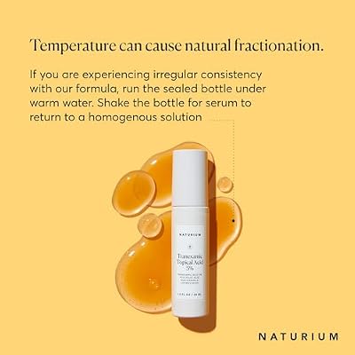Naturium Tranexamic Topical Acid 5٪ ، العناية بالوجه والجلد ، مع حمض الكوجيك ، Niacinamide & Licorice Root ، 1 أونصة
