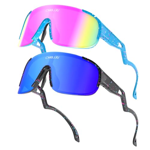 Image of Kids Sunglasses,Youth Baseball Glasses for Boys Girls Age 6-14,Sports UV Protection Goggles