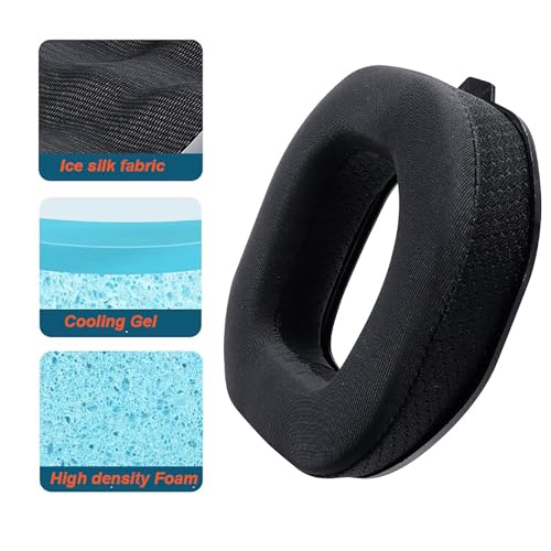 A40 TR Cooling Gel Replacement Ear Pads para Astro A40TR - Cojines de Tela con Gel Refrigerante y Aislamiento de Ruido miniatura 2