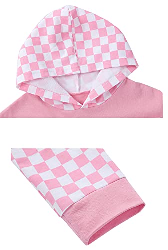 Image of Deeorla Little Boys Girls Cotton Tie Dye Hoodies Long Sleeve Pullover Sweatshirts for Big Kids 5-15Years