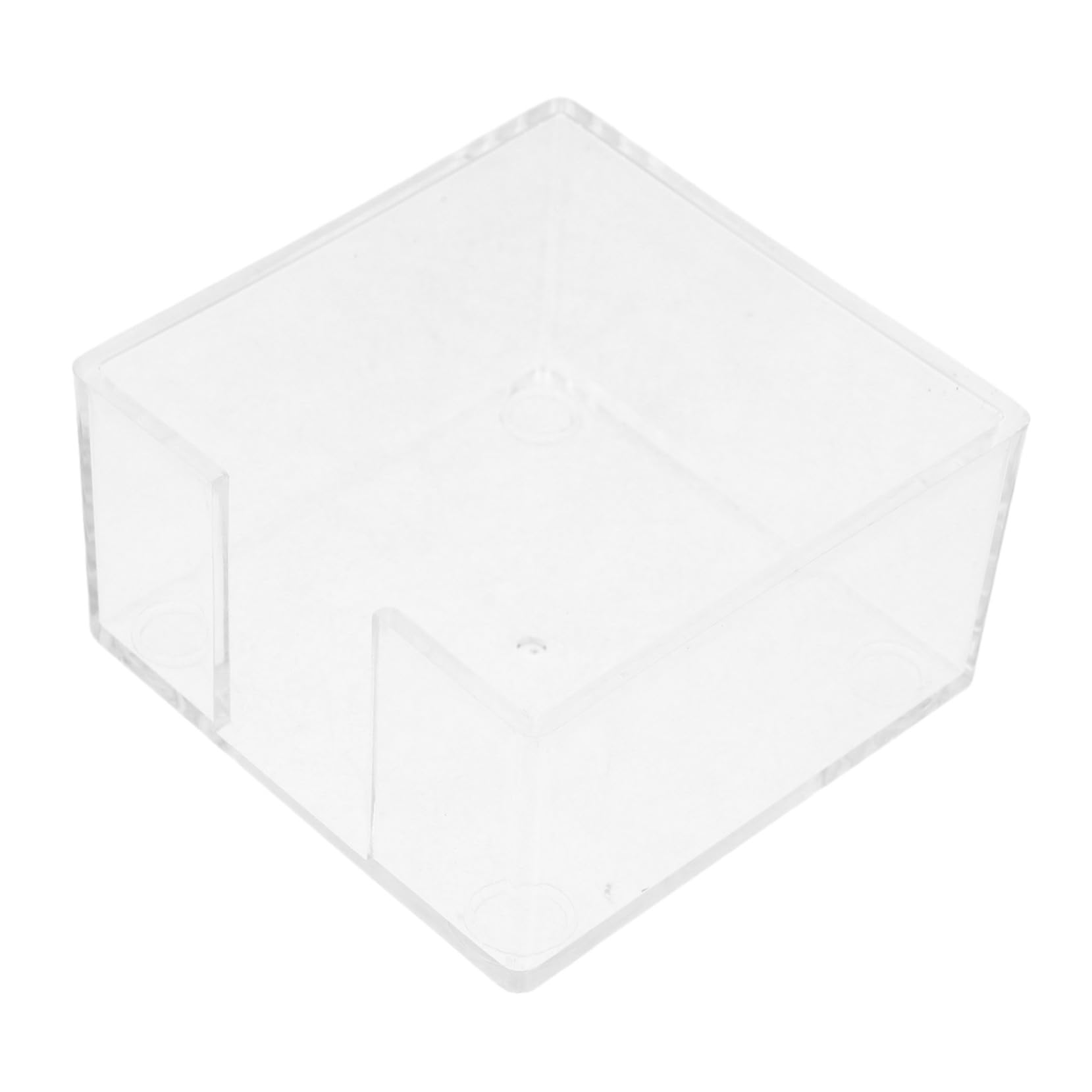 OSALADI Acrylic Paper Clip Holders Desk Paper Clip Organizers Memo Pads Holder