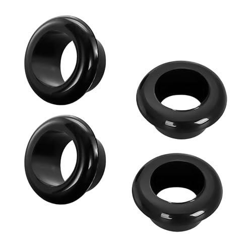 Qrity 4 PCS Rubber Grommet, Electrical Conductor Gasket Ring, Electrical Grommets for Protecting Wires, Plugs and Cables, ID 40mm Mount Dia 50mm