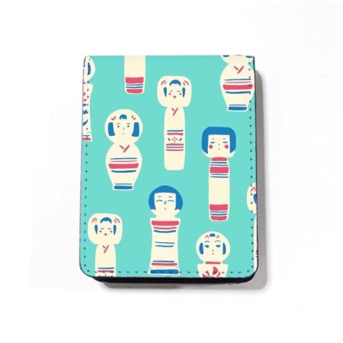 リップケース 小物入れ ポーチ こけし 伝統工芸品 人形 小物入れ メイク 02:ミント