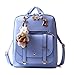 LUI SUI Cuir PU Mini Sac À Dos Occasionnel Étanche Sac De Voyage De Voyage Sac À Dos Mignon Petit Sac À Main pour Ados Filles Dames Femmes