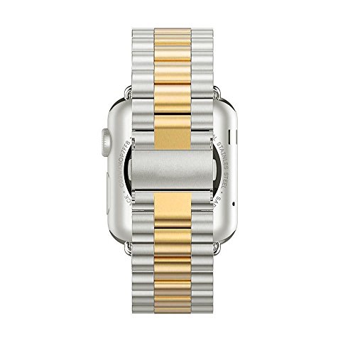 Bracelet Apple Watch sport acier inoxydable pour rester élégant du bureau à la salle - 6