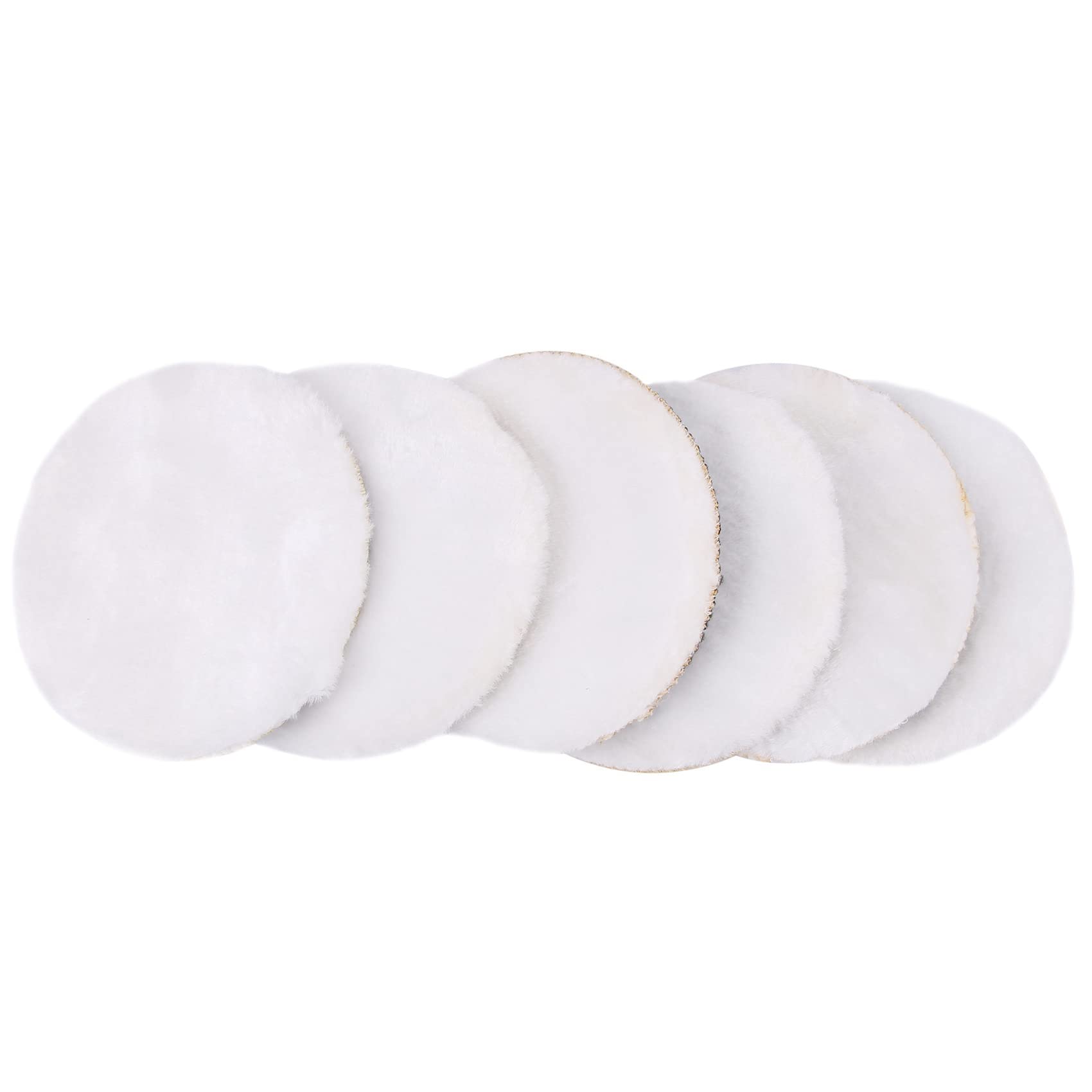 80pcs 125mm Pad di Lucidatura Auto 5 Pollici Polacco Ceretta Tamponi Fibra Lucidatore Berretto Pittura Auto Cura