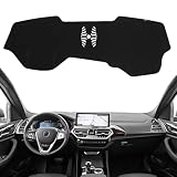 KEYOOG Dashboard Cover Dash Mat Fit for 2019-2023 X3 / X4 (for Body Code:G01 G02,Without HUD Models),Car Dash Board Mat Anti-Glare Carpet,Non-Slip Pad Sunshield Protector (Black)