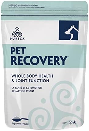 PURICA Regular Strength Pet Recover – 1kg (2.2lbs) – Dog Joint and Hip Supplement for Overall Well-Being, Supports Joint Function, Includes Glucosamine for Dogs, Dog Vitamins and Supplements