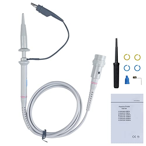 Sonde d'oscilloscope 100MHz OWON pour corriger la surcharge de signal BNC