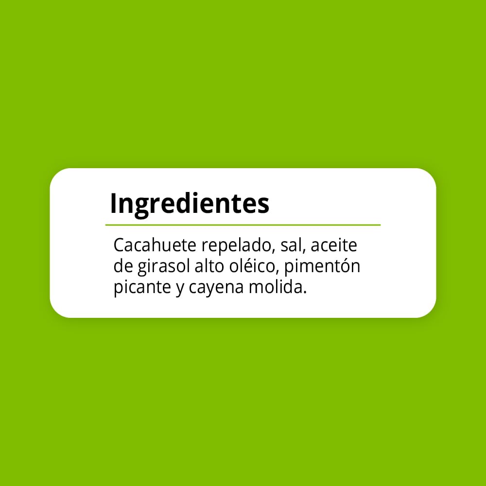 EL NOGAL Frutos Secos Cacahuete Repelado Picante (Con Pimenton y Cayena) Doypack, 125 g (Paquete de 1) — view 3