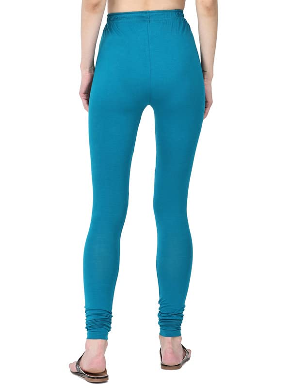 Image of Robinbosky Cotton Churidhar Leggings for Women - Stylish, Stretchable & Flattering Fit for All-Day Comfort