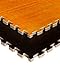 JOWY Esterilla Goma Espuma Estructura Pack Tatami Puzzle Ideal Artes Marciales, Judo, Suelo Tatami Japonés | Grosor: 2,5cm | Colores: Madera/Negro (Madera/Negro, 4m2)