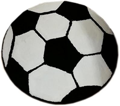 KINIFE Bathmats, Soccer Pattern Bath Mat Carpet Indoor Carpet Living Room Bedroom Carpet, 80cm (Soccer)