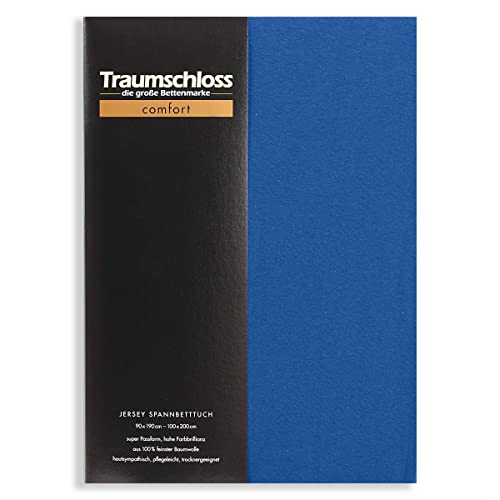 Traumschloss Spannbetttuch »Comfort« 100% Baumwolle | Edel-Jersey | bügelfrei | royal | 90-100x200cm