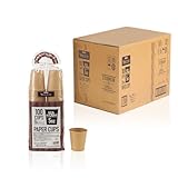 【ケース販売】 サンナップ 未晒しペーパーカップ 150ml 5oz 3000個入 C15100MZAW