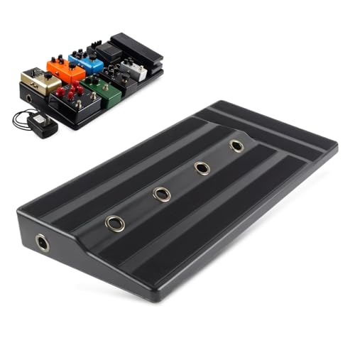 Sosoport Effector Board for Guitar Guitar Effects Pedal Case Power Supply Cradle Sturdy Accessory for Musicians