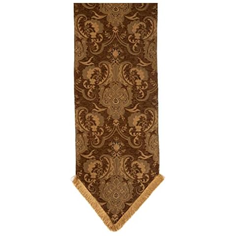 Sherry Kline China Art Table Runner (13 x 72) (Brown) Cover